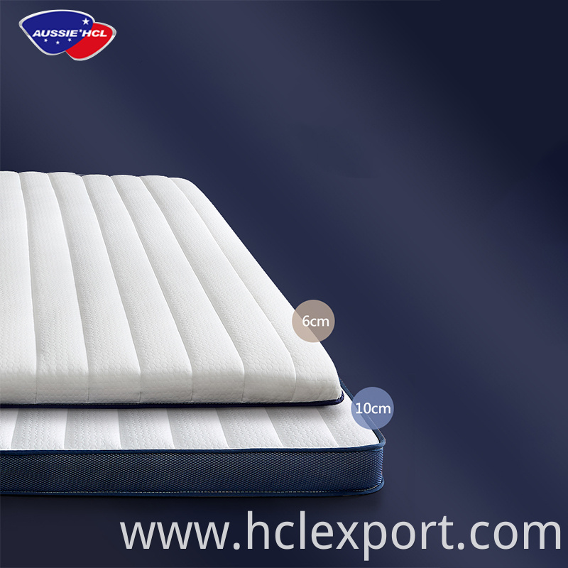 The best factory AUSSIE roll full inch gel memory foam mattress colchon twin queen king double sleeping well mattress topper